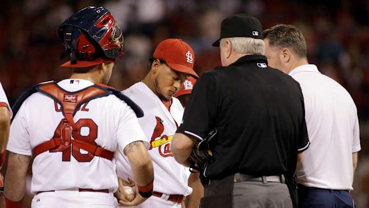 Cardinals shutting down Martinez with shoulder injury