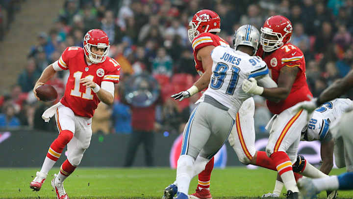 Chiefs win 2nd straight, beat Lions 45-10 at Wembley