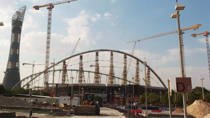 Qatar 2022 World Cup construction company accused of 'modern slavery'