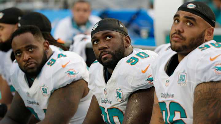 Dolphins' defensive front four making little impact