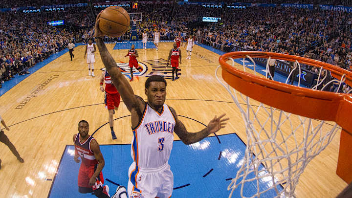 Jeremy Lamb, Perry Jones III show off greatest pre-game handshake ever Jeremy Lamb, Perry Jones III show off greatest pre-game handshake ever