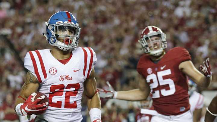 No. 15 Mississippi holds on to topple No. 2 Alabama, 43-37