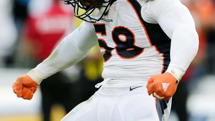 Miller has a dance for every dump of the QB he gets Miller has a dance for every dump of the QB he gets