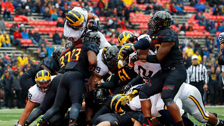 No. 22 Michigan smothers Maryland 28-0 in Big Ten opener