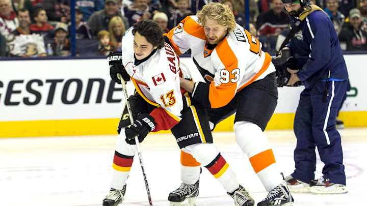 NHL didn't let Johnny Gaudreau use a flaming stick at Skills Competition NHL didn't let Johnny Gaudreau use a flaming stick at Skills Competition