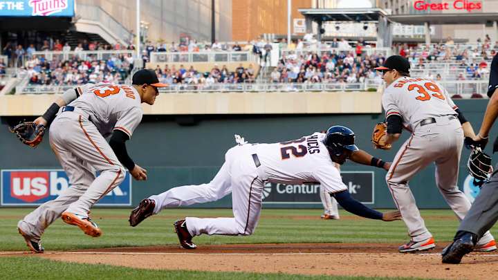 Sano powers Twins over Orioles, 8-3