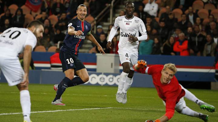 Zlatan Ibrahimovic, Angel Di Maria score in PSG's win over Guingamp
