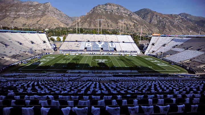 Watch: BYU's Lapuaho punches Boise State's James in groin