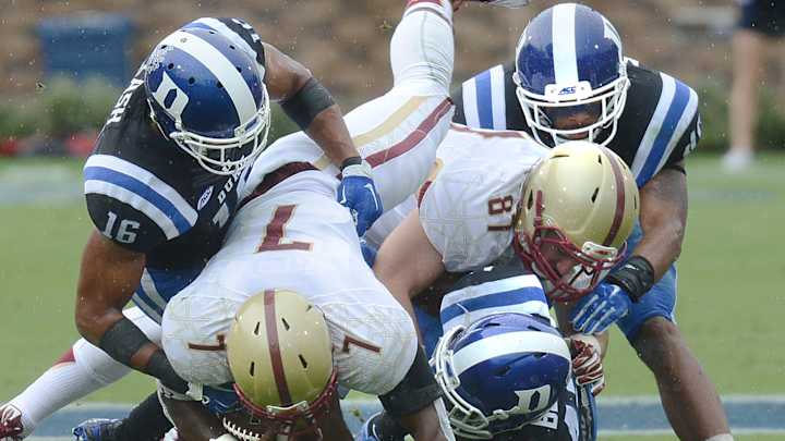 Duke downs Boston College 9-7