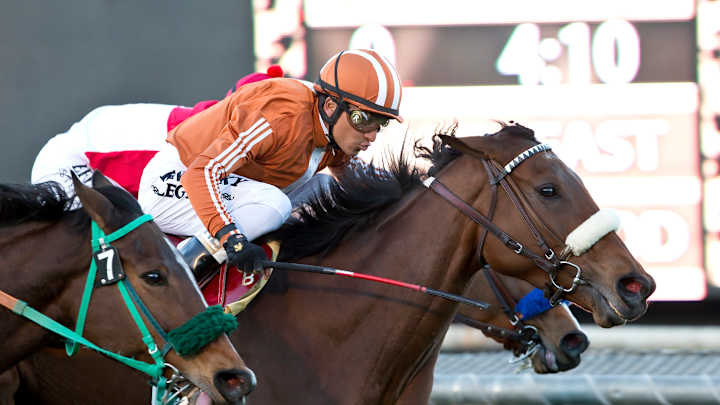 Gender Agenda wins Robert Frankel Stakes at Santa Anita