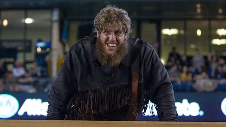 A day in the life of the West Virginia Mountaineer: The mascot who can't hide his face A day in the life of the West Virginia Mountaineer: The mascot who can't hide his face