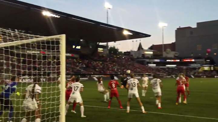 Watch: Portland Thorns tie FC Kansas City on equalizer from goalie Watch: Portland Thorns tie FC Kansas City on equalizer from goalie