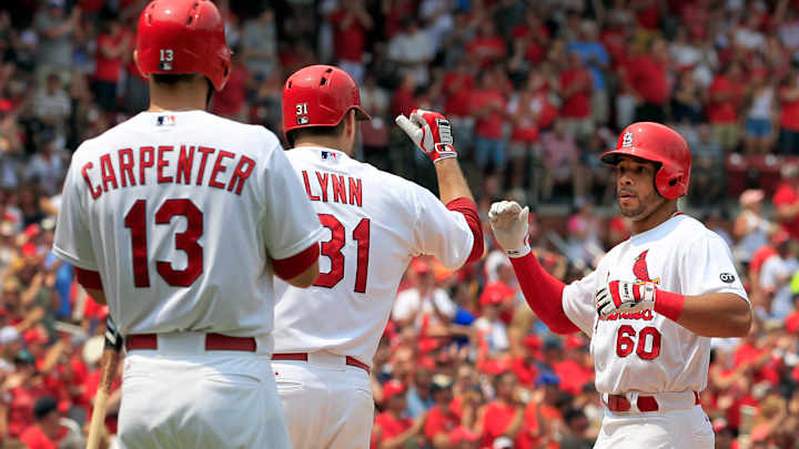 Pham hits 1st MLB homer and drives in 3, Cards top Padres
