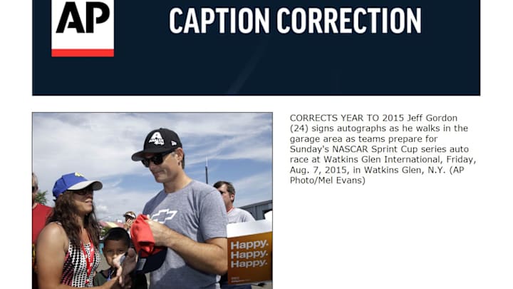 Gordon's farewell tour hits snag at Watkins Glen