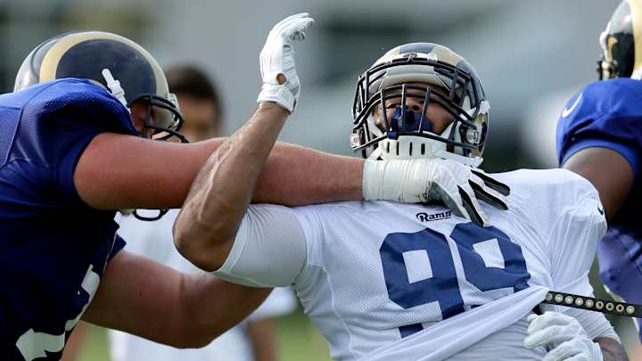 Rams lineman Aaron Donald set for 2nd NFL season Rams lineman Aaron Donald set for 2nd NFL season