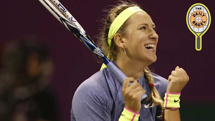 Daily Bagel: Azarenka's reaction to her win over Venus in Doha
