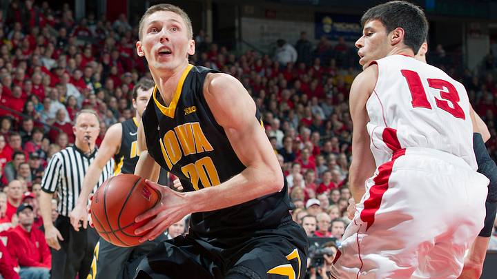 Watch: Iowa hits mid-air three to force overtime with Northwestern