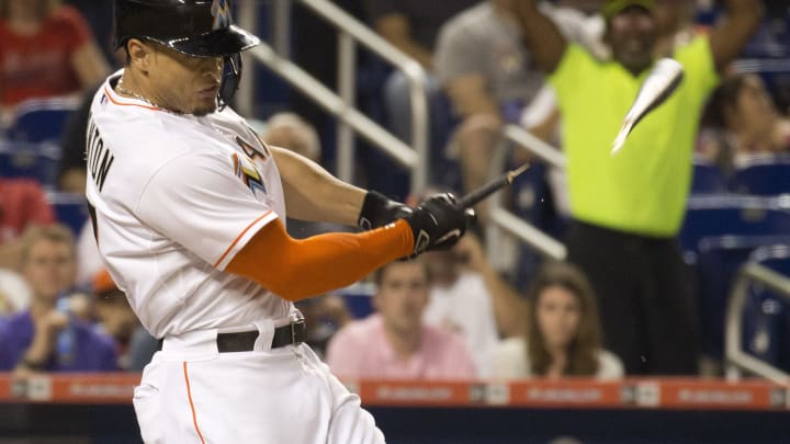 Marlins' Stanton cleared for 'dry swing' of bat