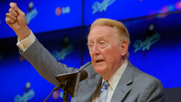 Dodgers' Vin Scully undecided on returning for next season Dodgers' Vin Scully undecided on returning for next season