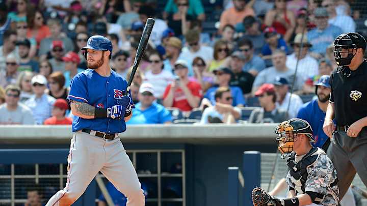 Long road back: Josh Hamilton is in lineup for Rangers