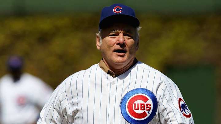 Bill Murray’s futures league first pitch sailed over the back stop