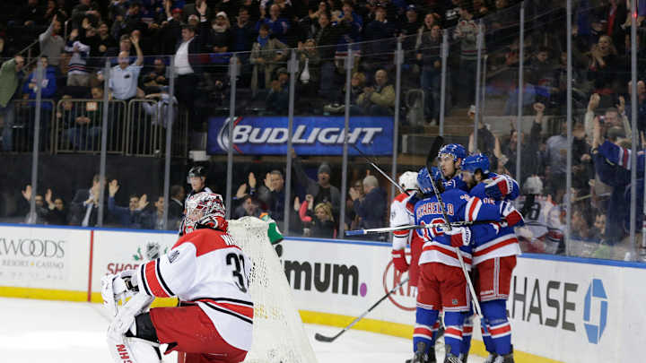 Zuccarello, Lindberg pace Rangers to 4-3 win over Hurricanes