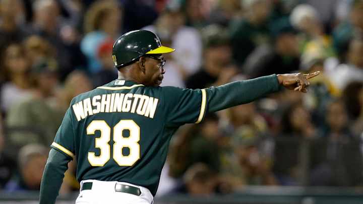 Angels, A's delayed in 5th for broken outfield fence