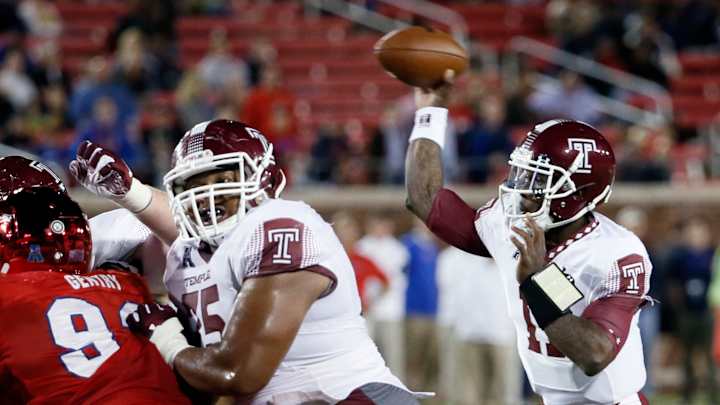 Walker throws 4 TD passes, No. 23 Temple tops SMU 60-40