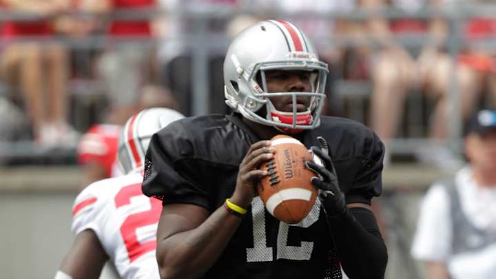 Report:  Ohio State QB Jones taken to hospital for headache