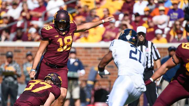 Leidner, Minnesota hang on to beat Kent State 10-7