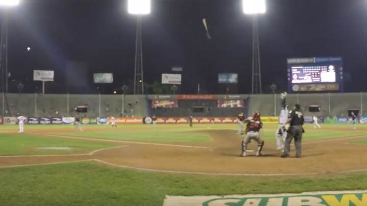 This Venezuelan winter league bat flip nearly went into orbit