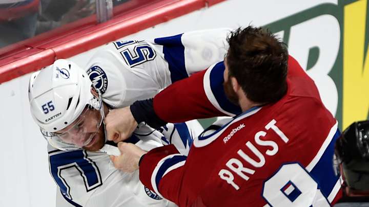 Canadiens' Prust says ref Brad Watson insulted him
