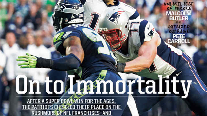 SI cover: One for the Ages: Patriots, Tom Brady capture Super Bowl title