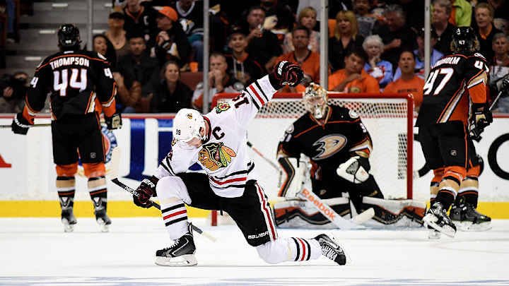 Blackhawks brave Ducks' punishment to take Stanley Cup finals berth Blackhawks brave Ducks' punishment to take Stanley Cup finals berth
