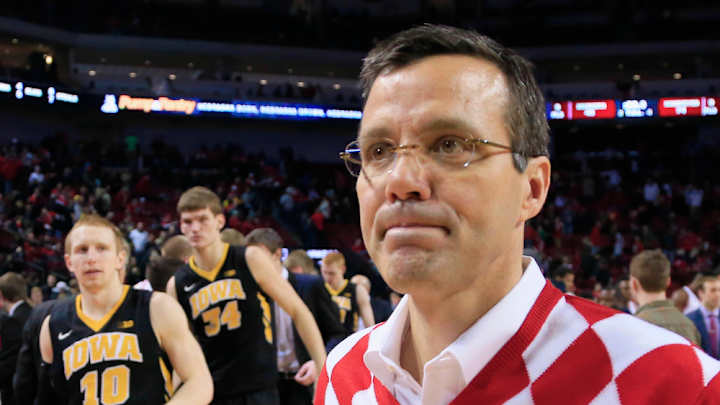 Nebraska's Tim Miles bans players from locker room after loss to Iowa Nebraska's Tim Miles bans players from locker room after loss to Iowa