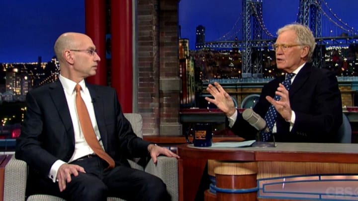 David Letterman grills Adam Silver on Sterling, players union, Knicks