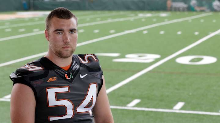 AP NewsBreak: Miami lineman speaks of his heatstroke ordeal