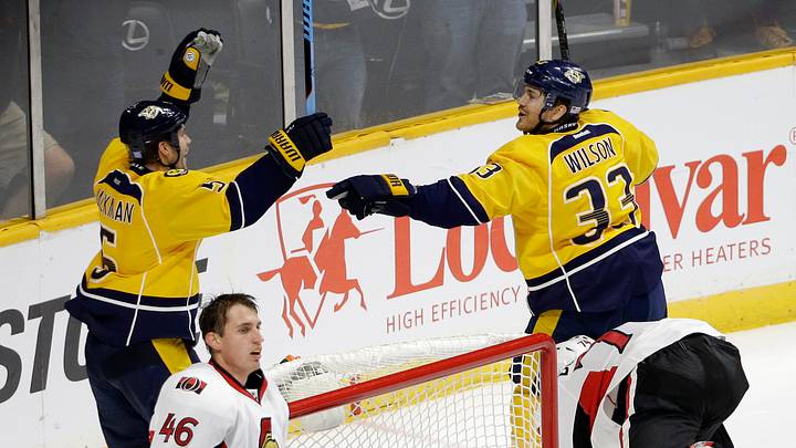 Watson nets 3 points as Predators beat Senators 7-5