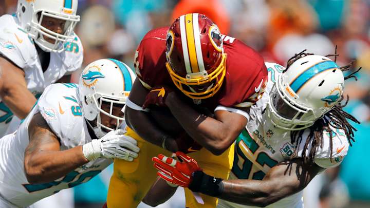 Redskins repeatedly having problems running ball, tackling