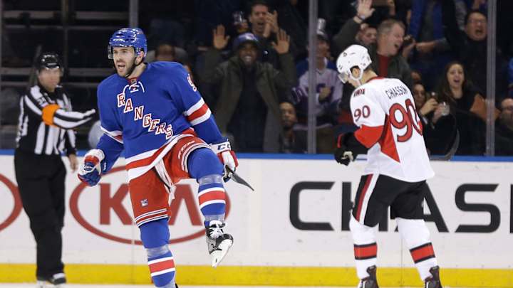 Brassard, Lundqvist lead Rangers to 4-1 win over Senators