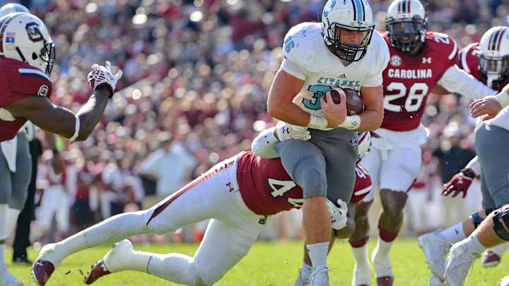 Citadel stuns big brother South Carolina in 23-22 upset Citadel stuns big brother South Carolina in 23-22 upset