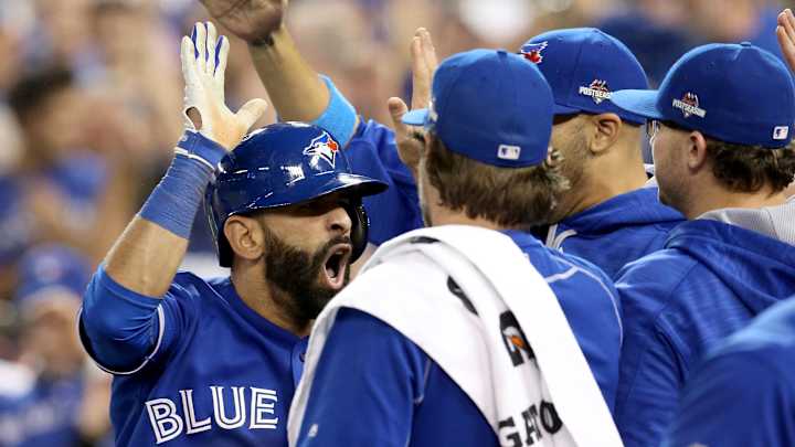 This kid dressed as Jose Bautista sort of called the game-winning homer