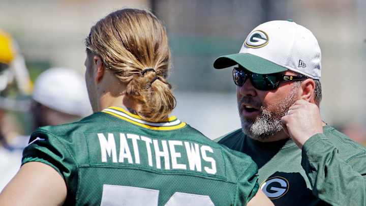 Mike McCarthy mixing it up in Packers camp Mike McCarthy mixing it up in Packers camp