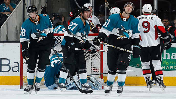 Sharks in bubble trouble with long playoff streak in jeopardy