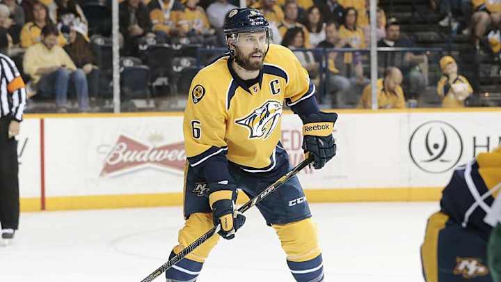 Shea Weber's status for Game 5 remains uncertain for Predators