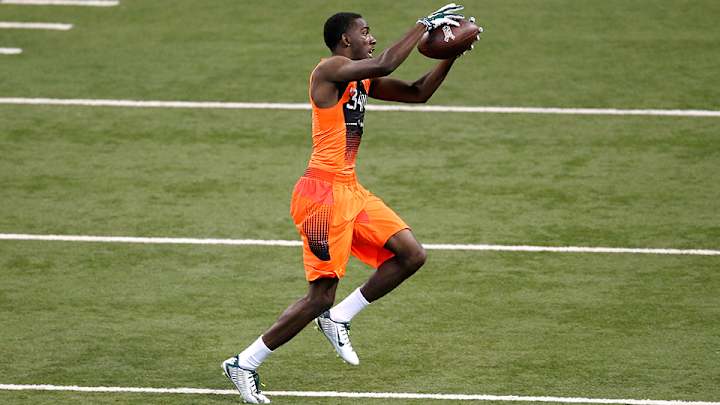 Former UAB receiver J.J. Nelson runs 4.28, 40-yard dash