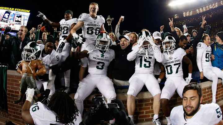 Michigan State, Michigan fans react to one of the craziest endings college football has ever witnessed Michigan State, Michigan fans react to one of the craziest endings college football has ever witnessed