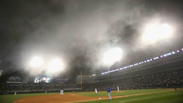 Senior League World Series grounds crew try to chase away fog