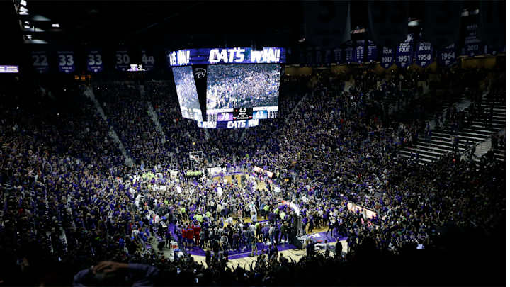 Big 12 reprimands Kansas State for court-storming fans