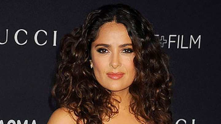 Monday's P.M. Hot Clicks: Salma Hayek;  Exclusive Trainwreck Clip
